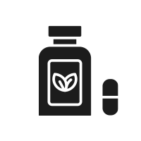 vitamin and supplement bottle icon