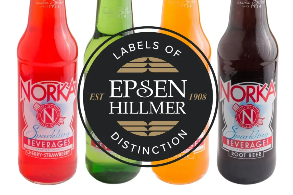 Soda bottles with custom labels representing waterproof label solutions